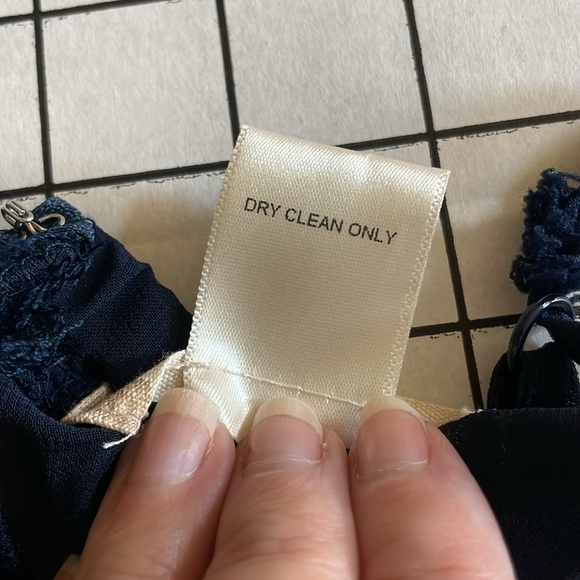 Navy blue altar’d state tiered strappy top size xl - Picture 4 of 6